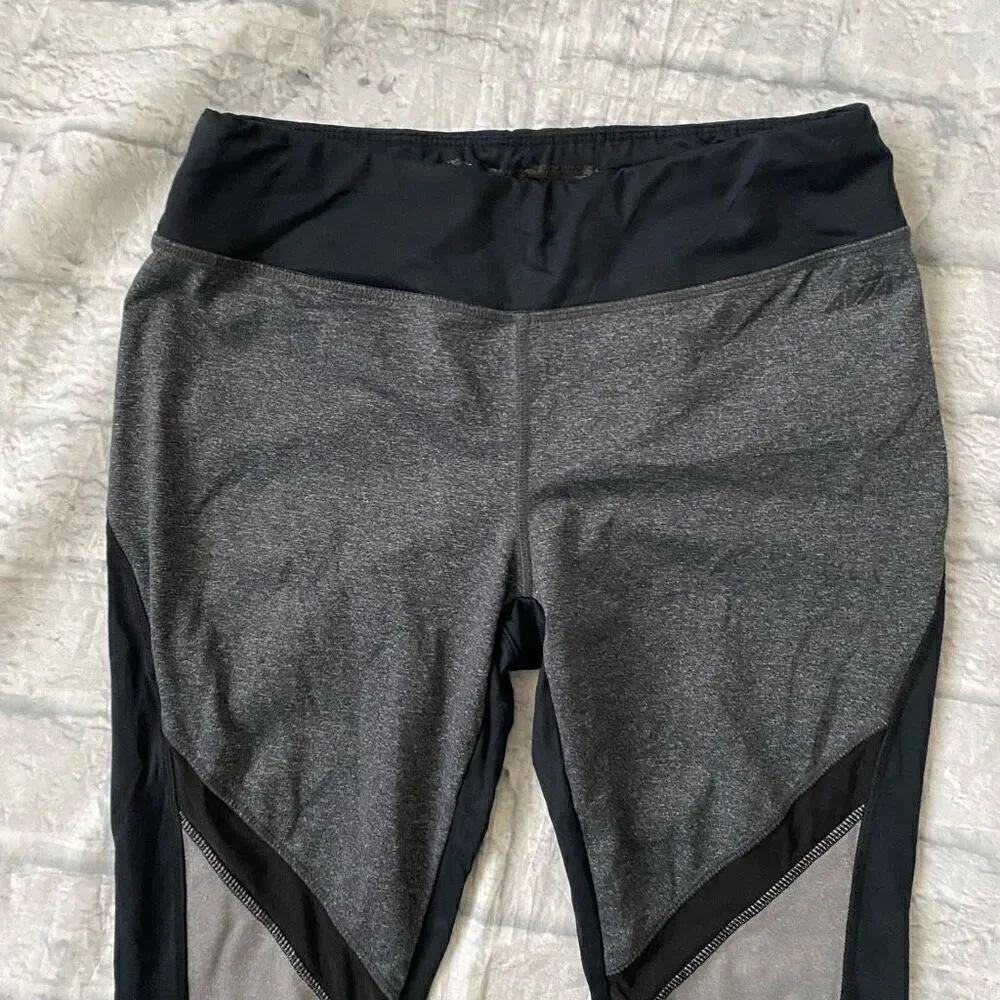 Avia women S pull on multicolor compression leggings with mesh leg sides - Picture 3 of 7
